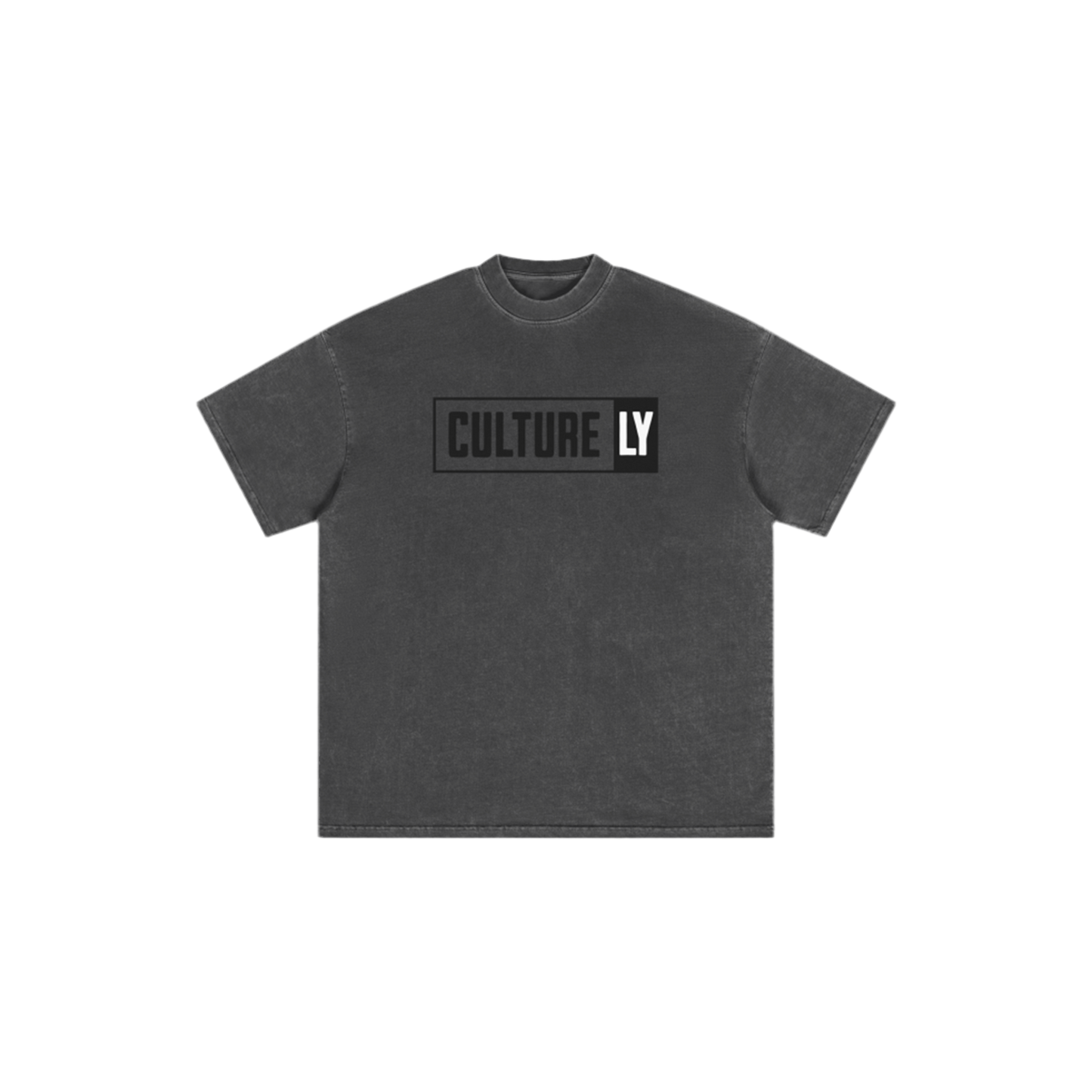 90's CULTURE ,,LY'' Grey Washed Shirt