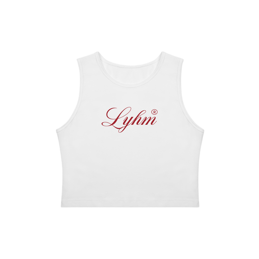 Cropped Women Tank-Top White