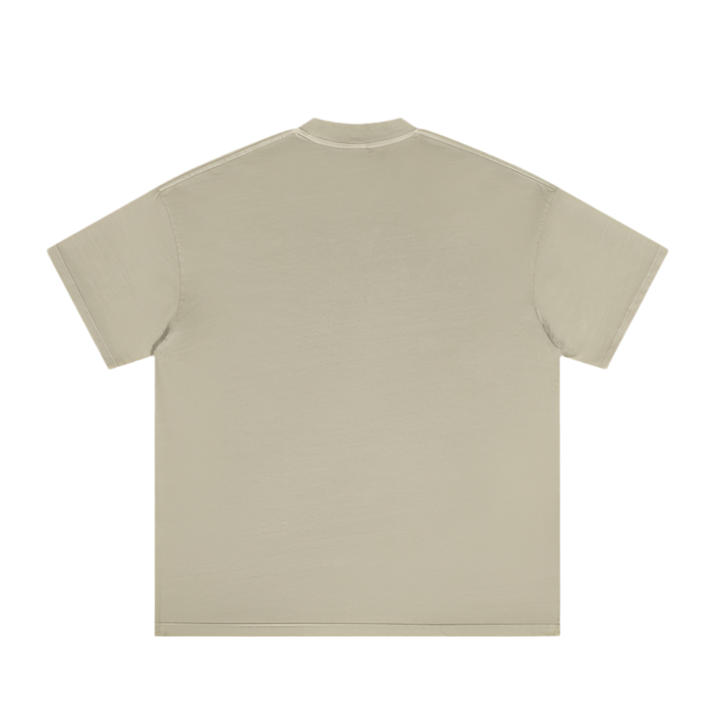 Chemise kaki délavée « LY » des années 90