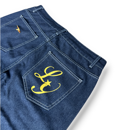 STARBOY DENIM JEANS (NAVY BLUE)